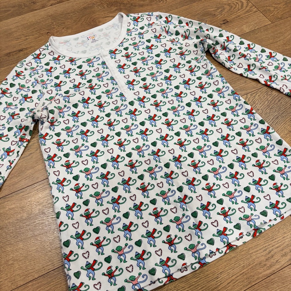 Roller Rabbit Merry Monkey pajama set - Size XS - Picture 5 of 11